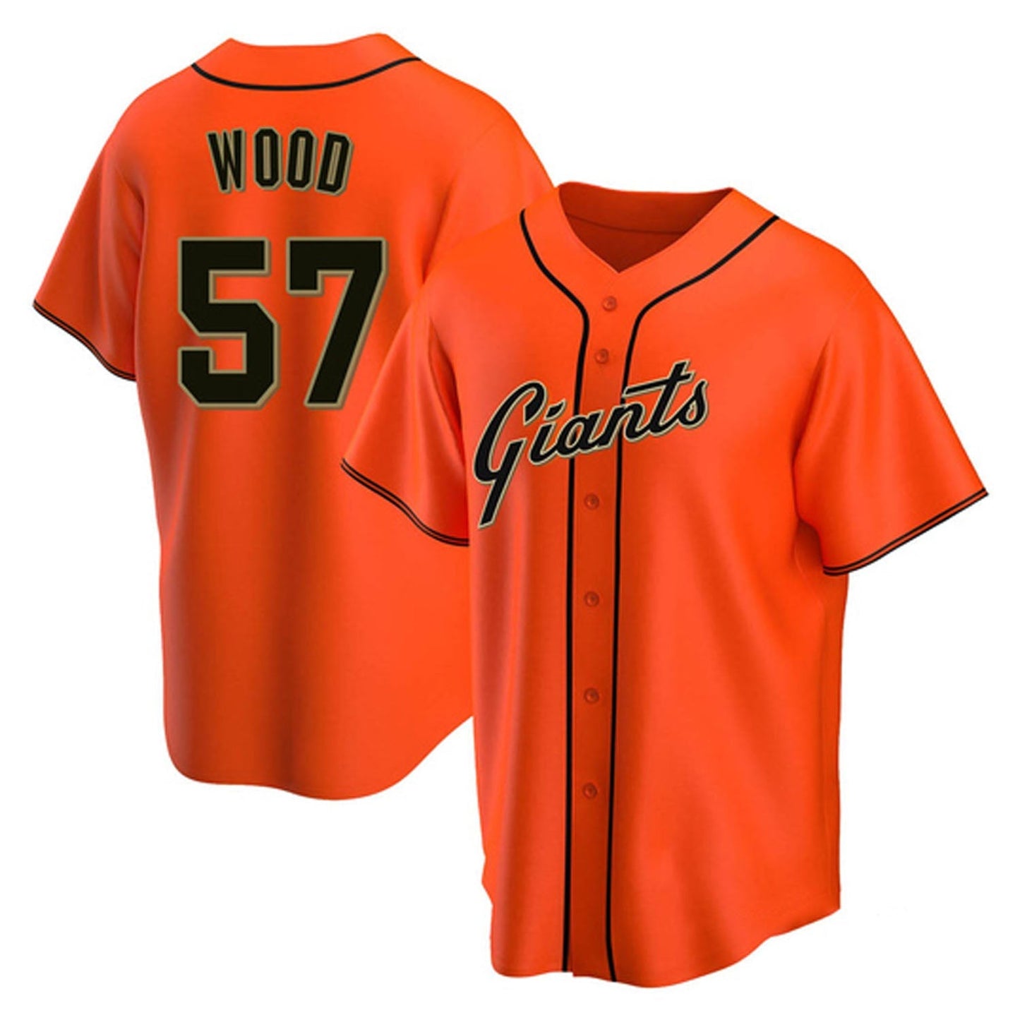 MLB Alex Wood San Francisco Giants 57 Jersey