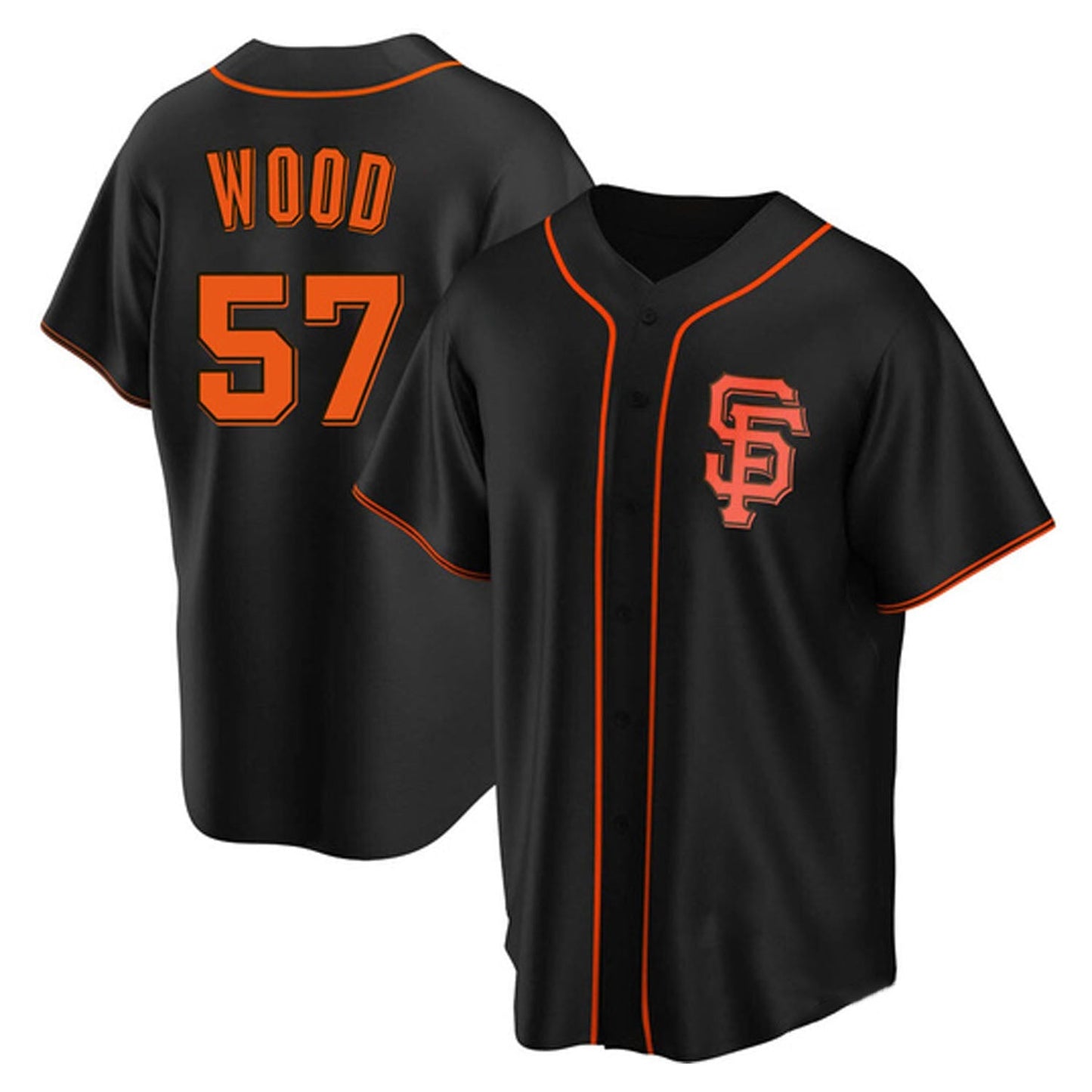 MLB Alex Wood San Francisco Giants 57 Jersey