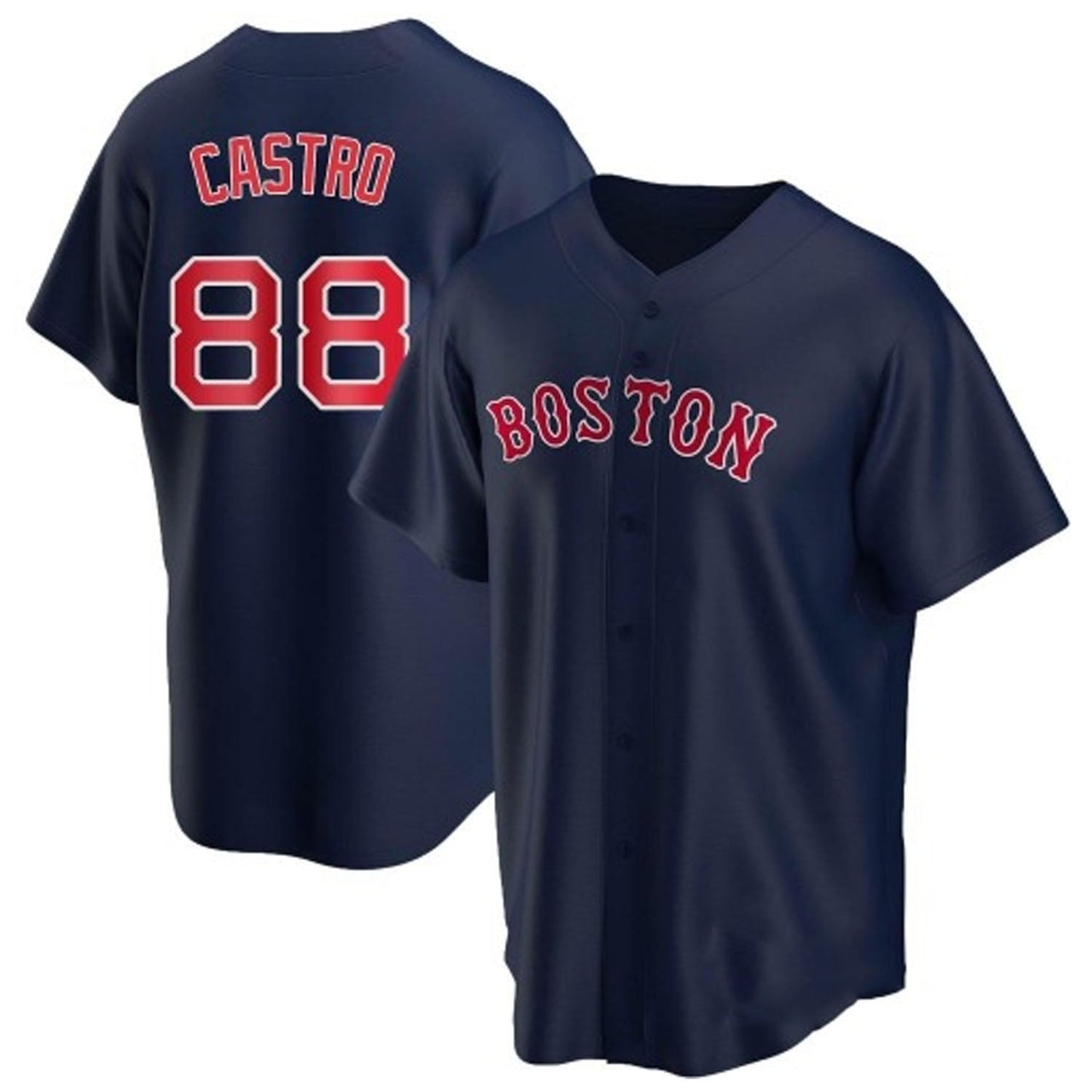 MLB Allan Castro Boston Red Sox 88 Jersey