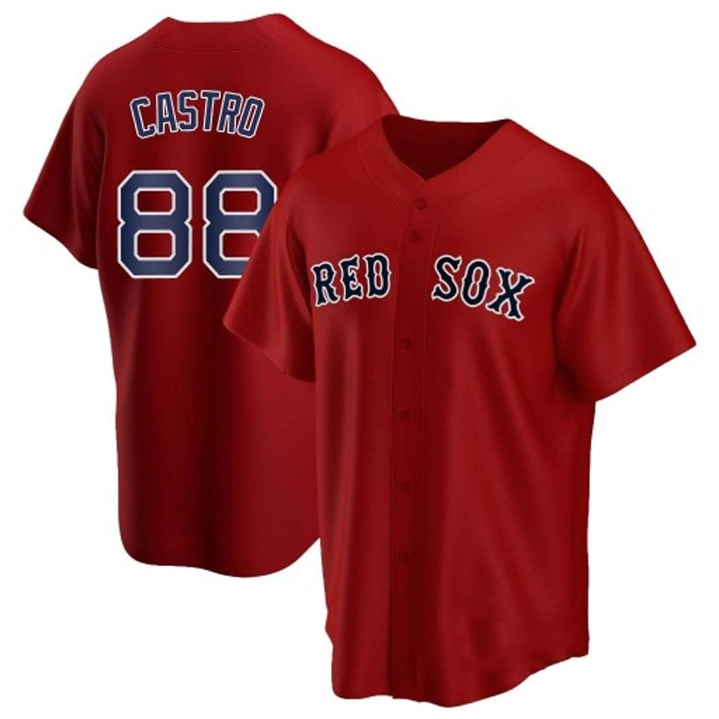 MLB Allan Castro Boston Red Sox 88 Jersey