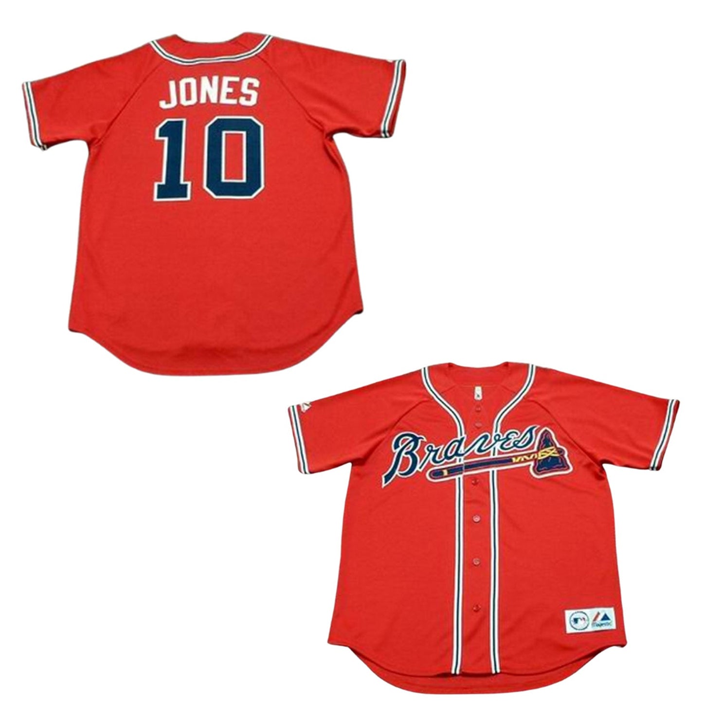 MLB Chipper Jones Atlanta Braves 10 Jersey