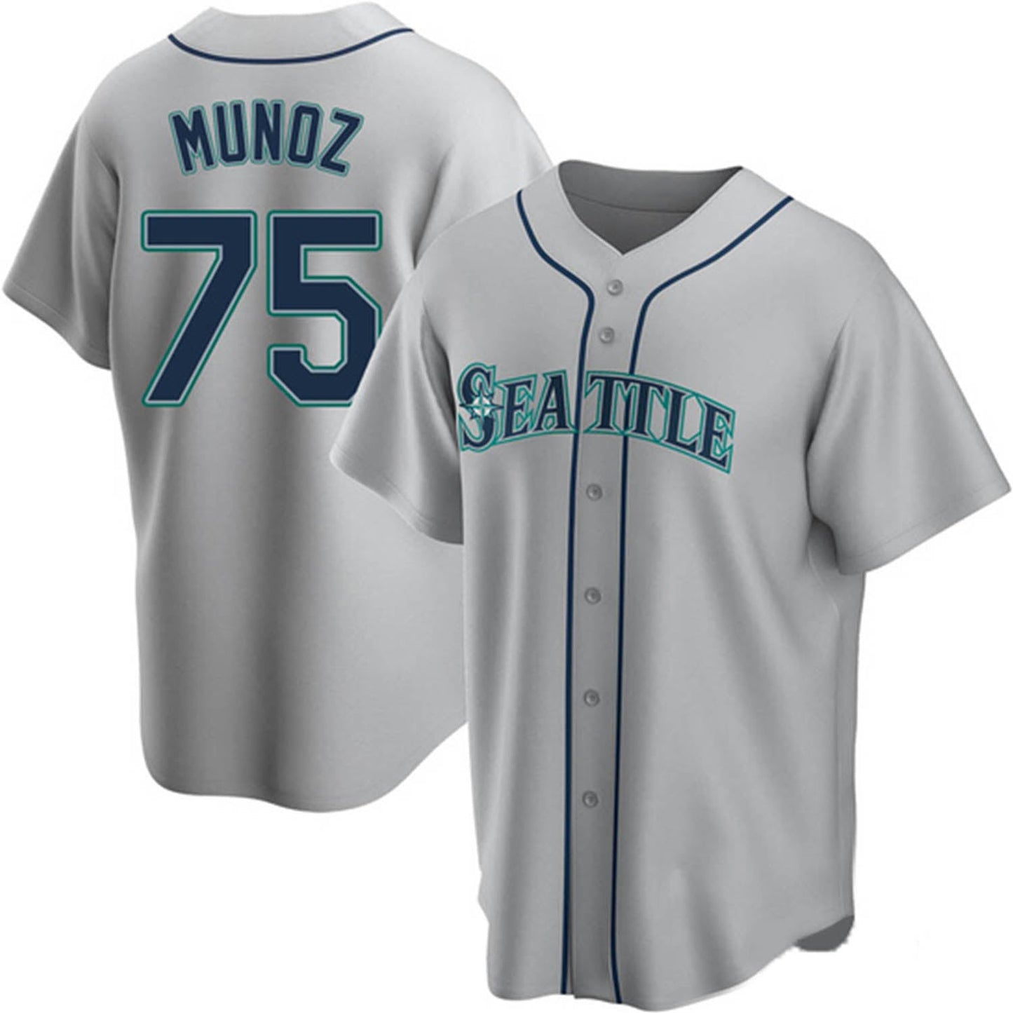 MLB Andres Munoz Seattle Mariners 75 Jersey