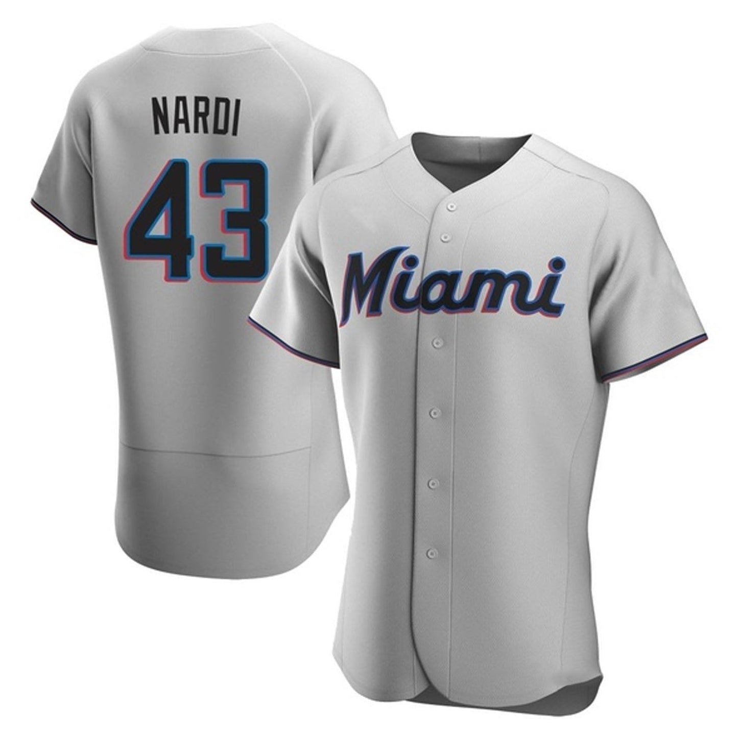 MLB Andrew Nardi Miami Marlins 43 Jersey