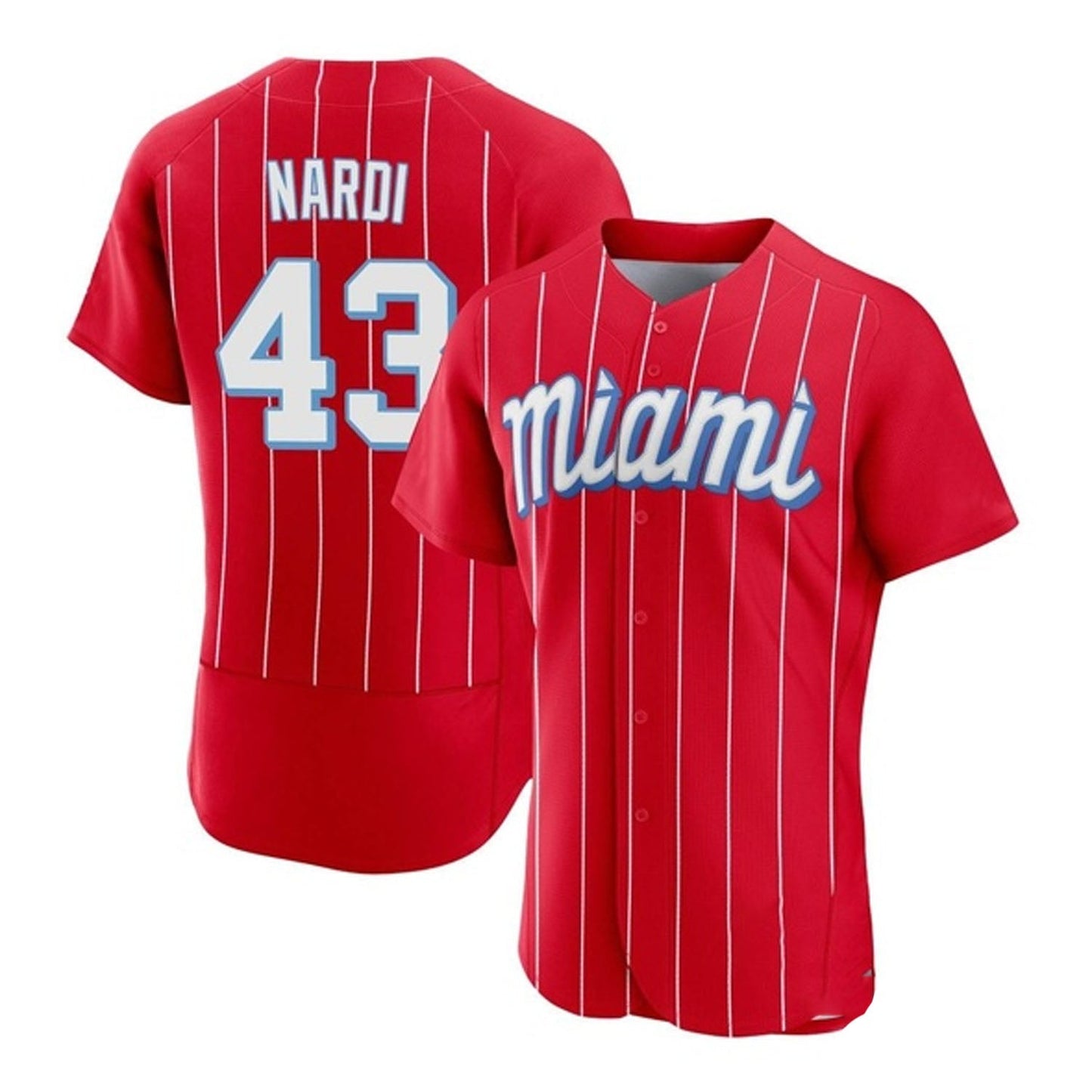 MLB Andrew Nardi Miami Marlins 43 Jersey