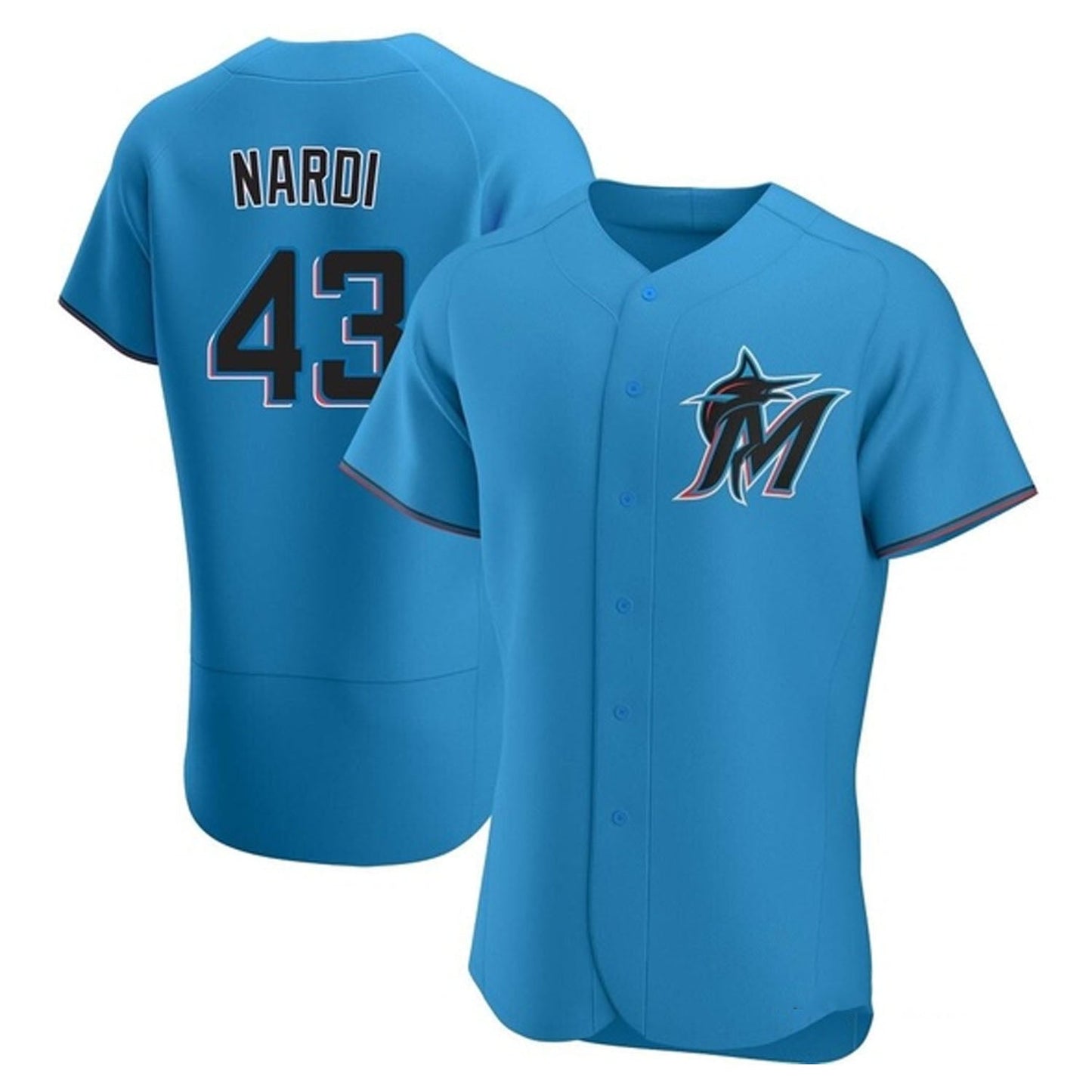 MLB Andrew Nardi Miami Marlins 43 Jersey