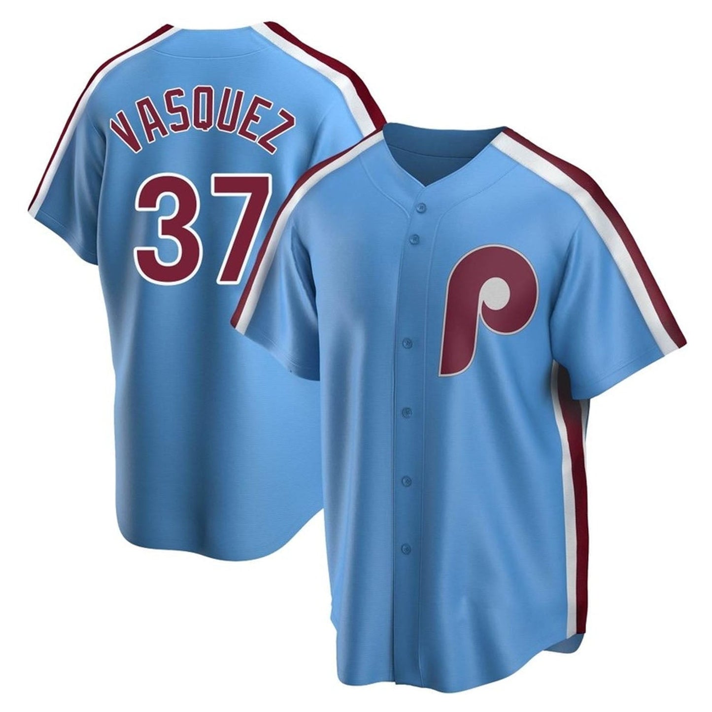 MLB Andrew Vasquez Philadelphia Phillies 37 Jersey