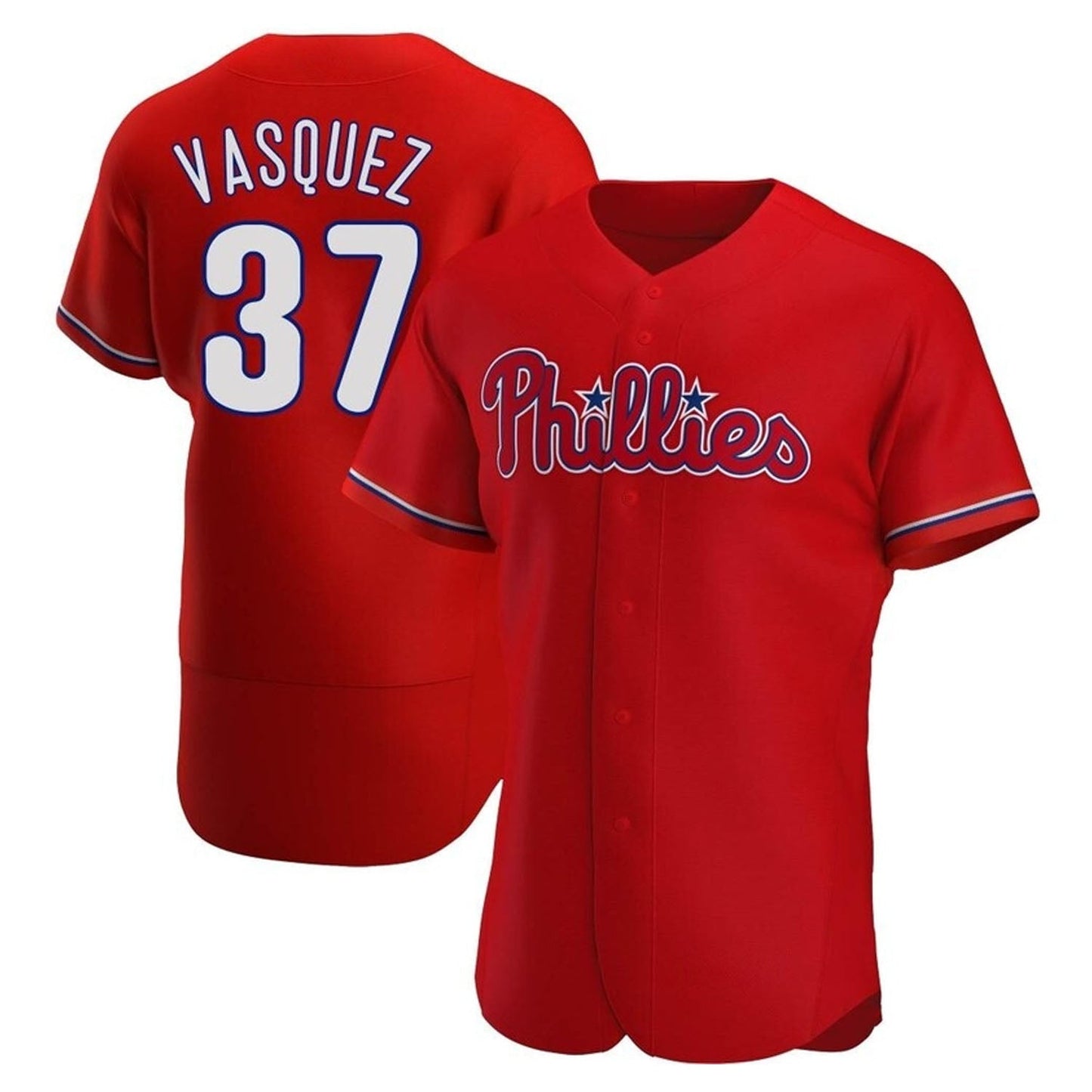 MLB Andrew Vasquez Philadelphia Phillies 37 Jersey