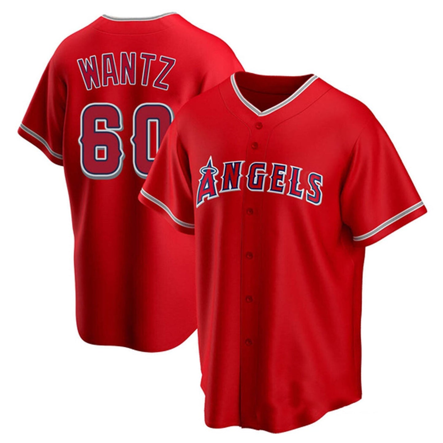 MLB Andrew Wantz Los Angeles Angels 60 Jersey