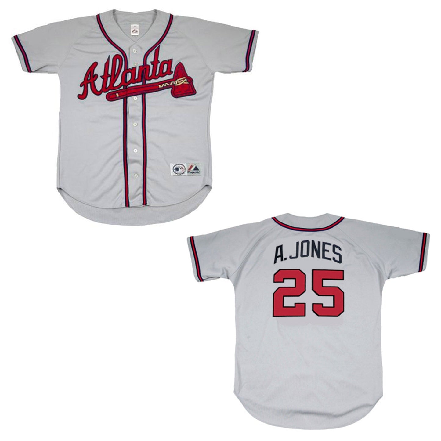 MLB Andruw Jones Atlanta Braves 25 Jersey