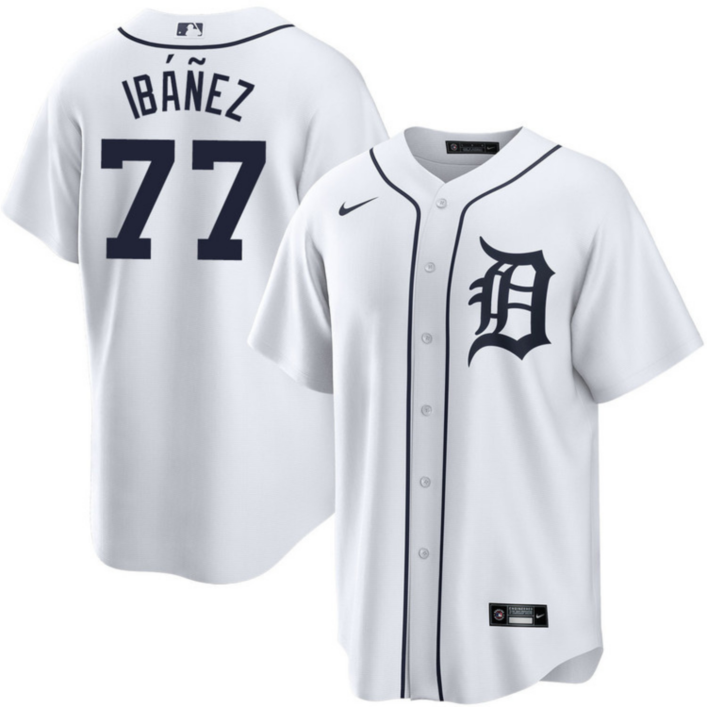 MLB Andy Ibanez Detroit Tigers 77 Jersey