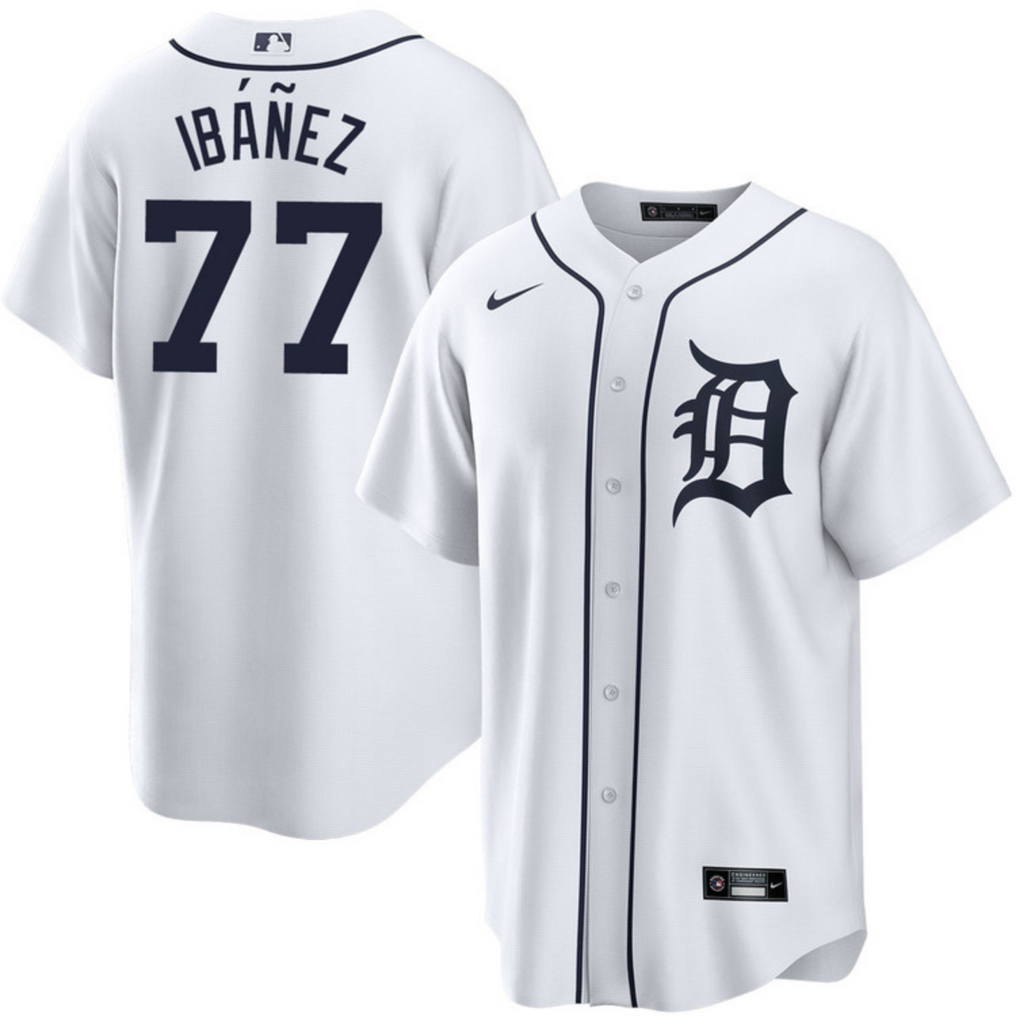 Andy Ibanez Detroit Tigers 77 Jersey