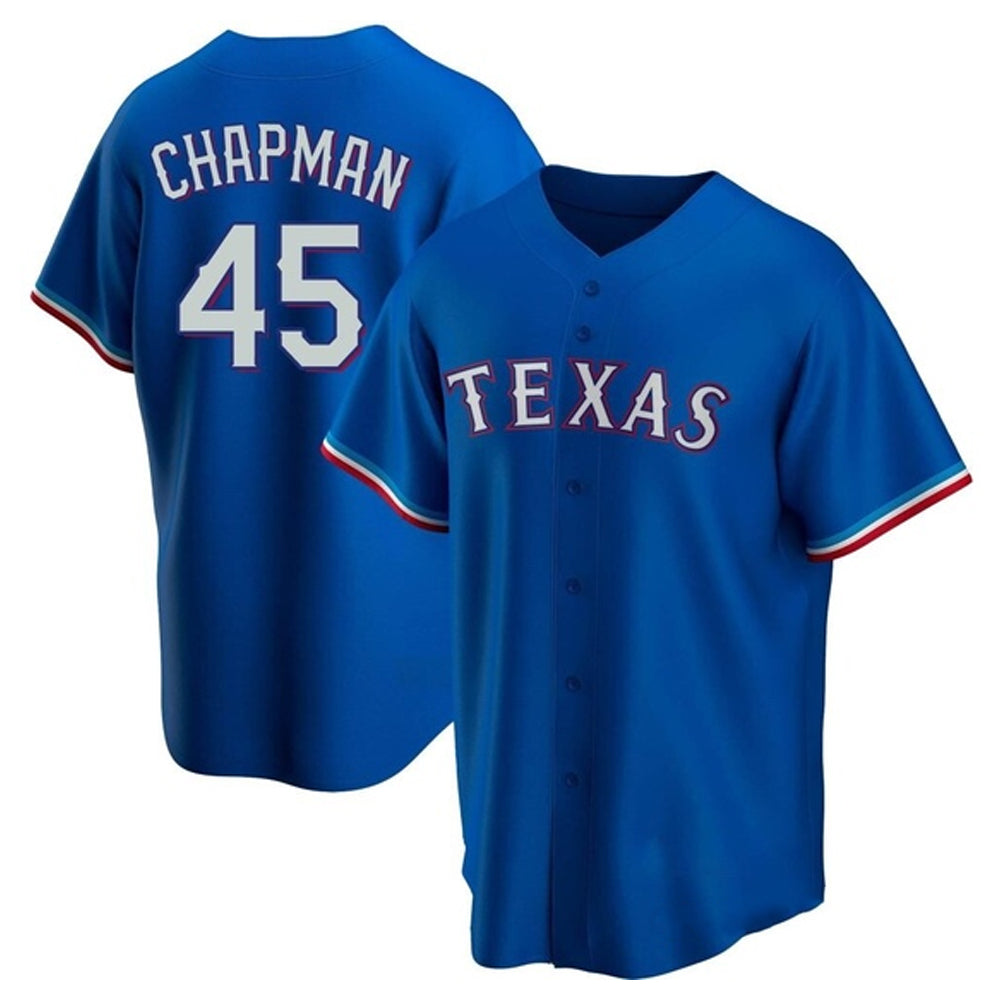 MLB Aroldis Chapman Texas Ranger 45 Jersey