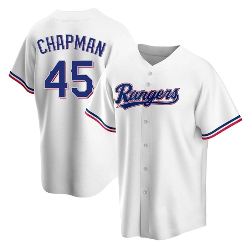 MLB Aroldis Chapman Texas Ranger 45 Jersey