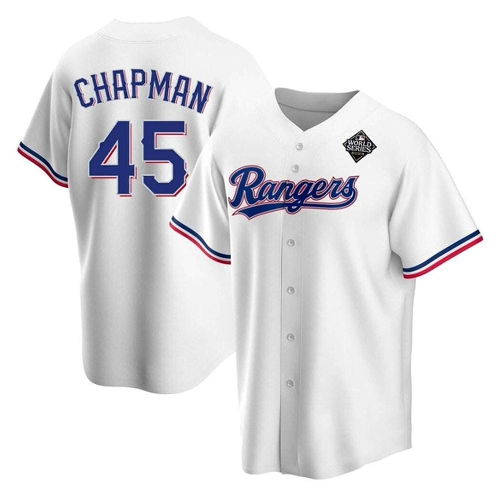 MLB Aroldis Chapman Texas Ranger 45 Jersey