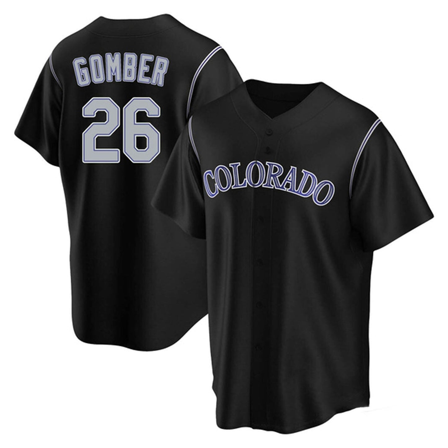 MLB Austin Gomber Colorado Rockies 26 Jersey