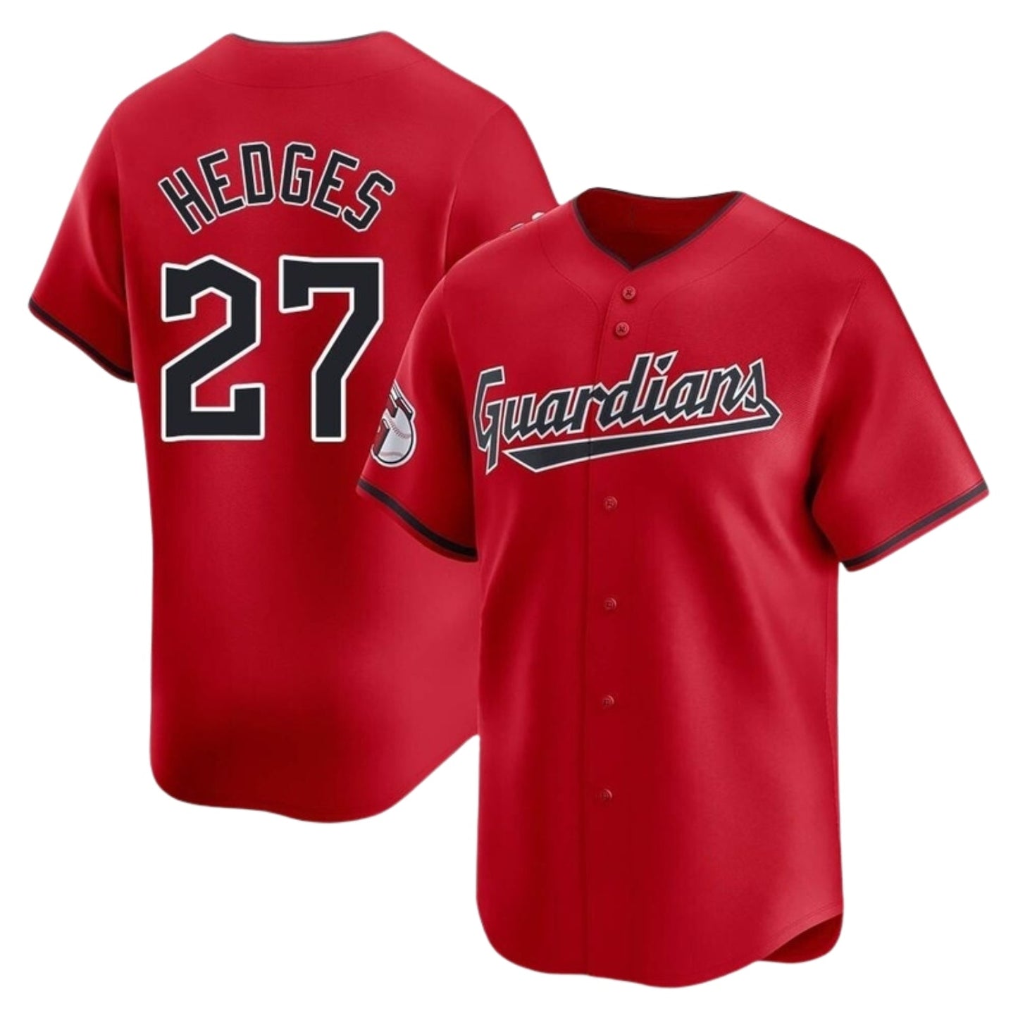 MLB Austin Hedges Cleveland Guardians 27 Jersey