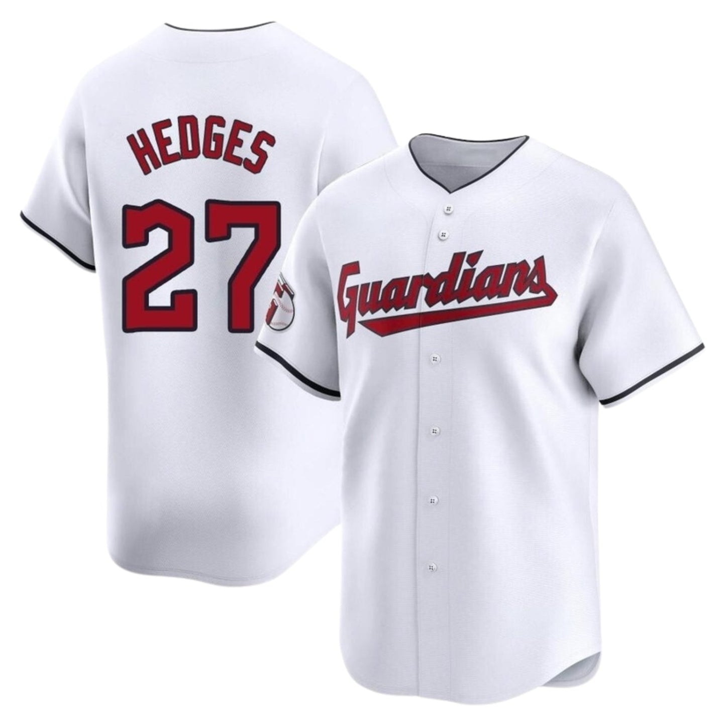 MLB Austin Hedges Cleveland Guardians 27 Jersey