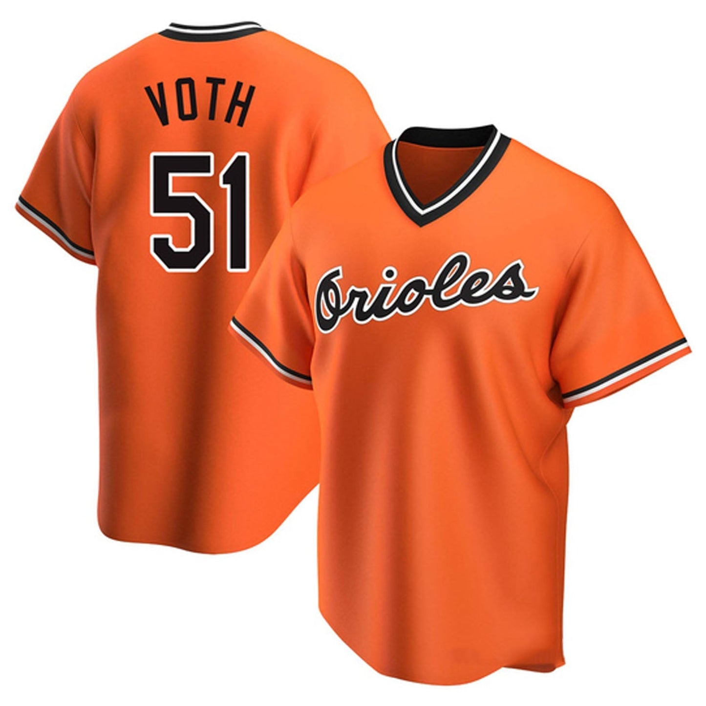 MLB Austin Voth Baltimore Orioles 51 Jersey