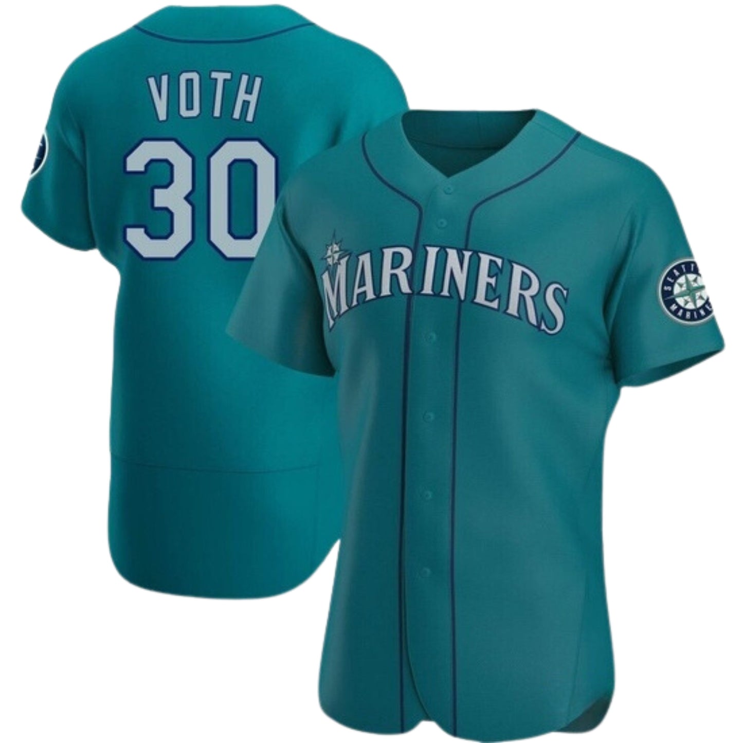 MLB Austin Voth Seattle Mariners 30 Jersey