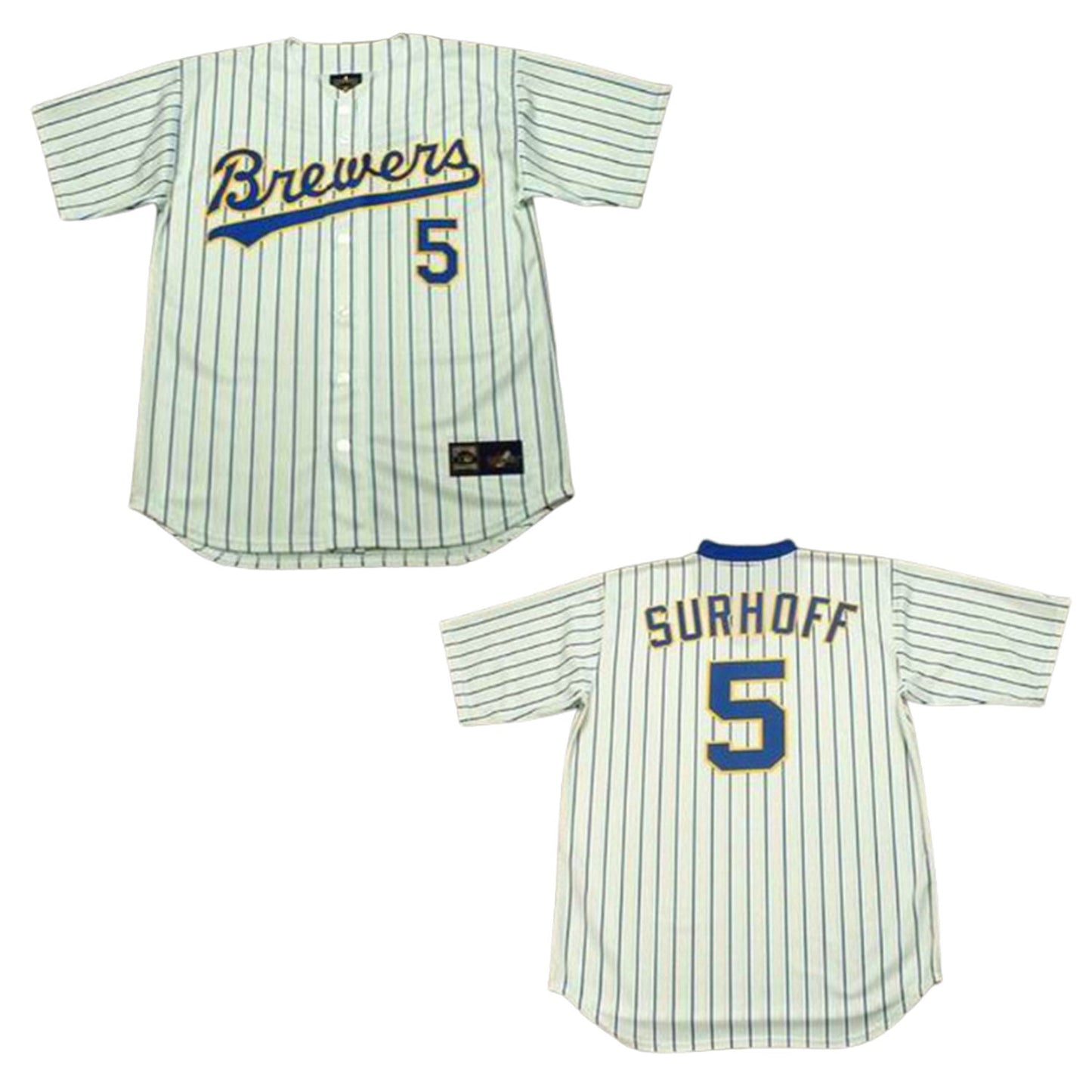 MLB BJ Surhoff Milwaukee Brewers 5 Jersey