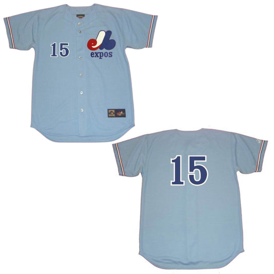 MLB Balor Moore Montreal Expos 15 Jersey