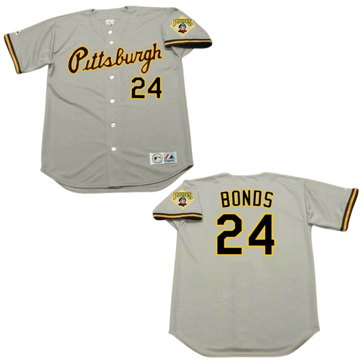 MLB Barry Bonds Pittsburgh Pirates 24 Jersey