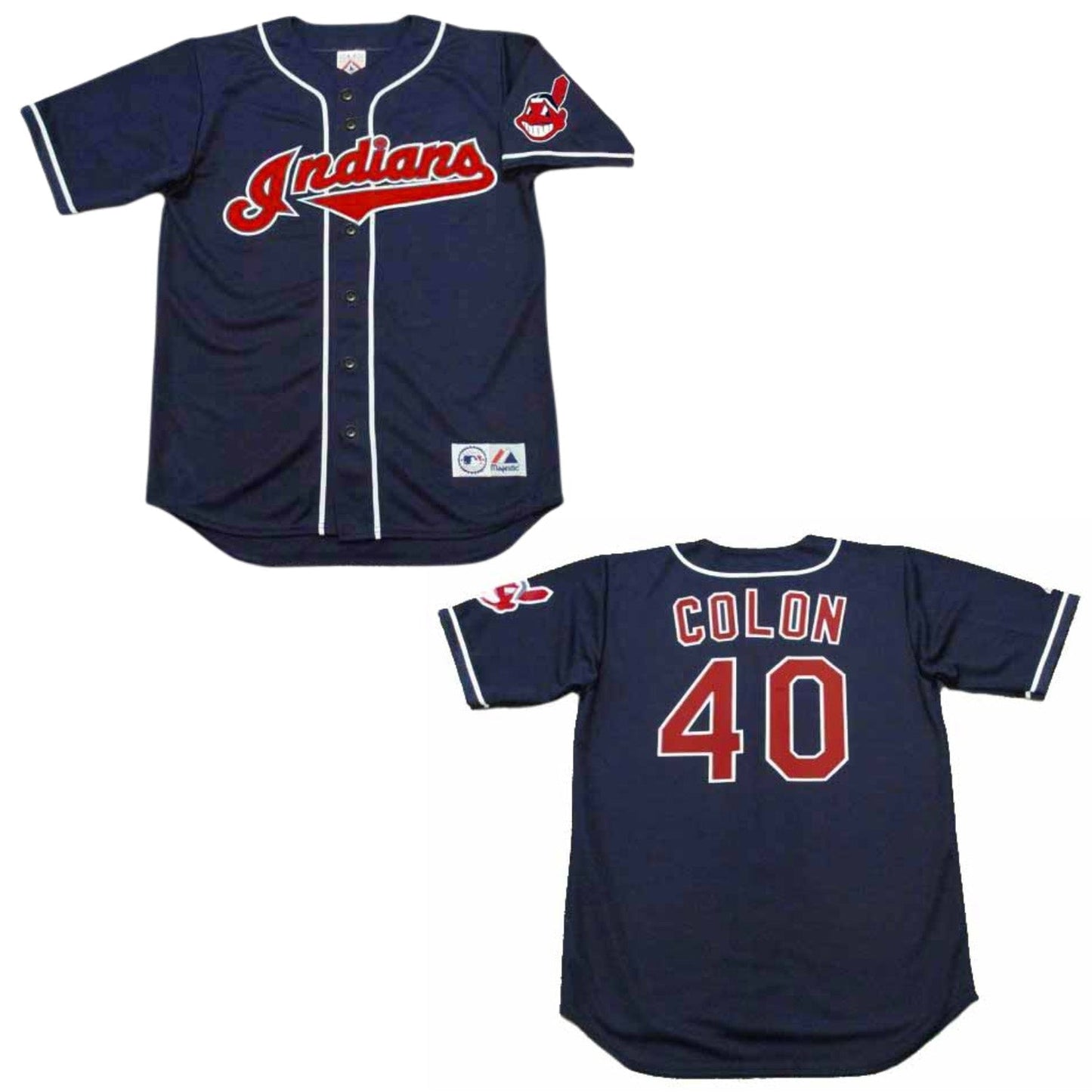 MLB Bartolo Colon Cleveland Indians 40 Jersey