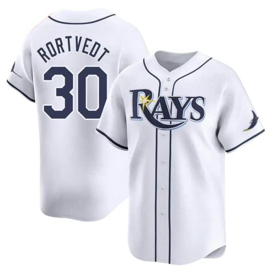 MLB Ben Rortvedt Tampa Bay Rays 30 Jersey