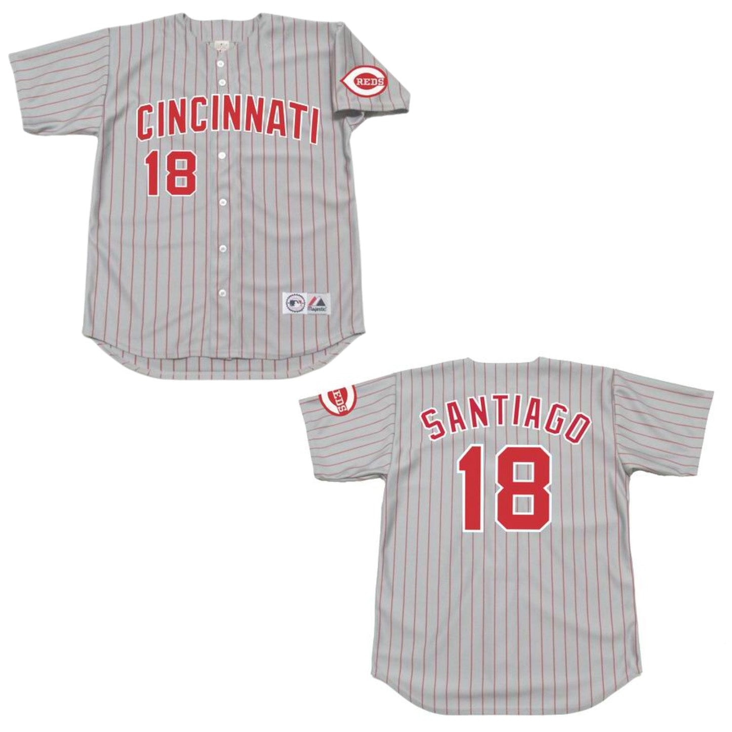 MLB Benito Santiago Cincinnati Reds 18 Jersey