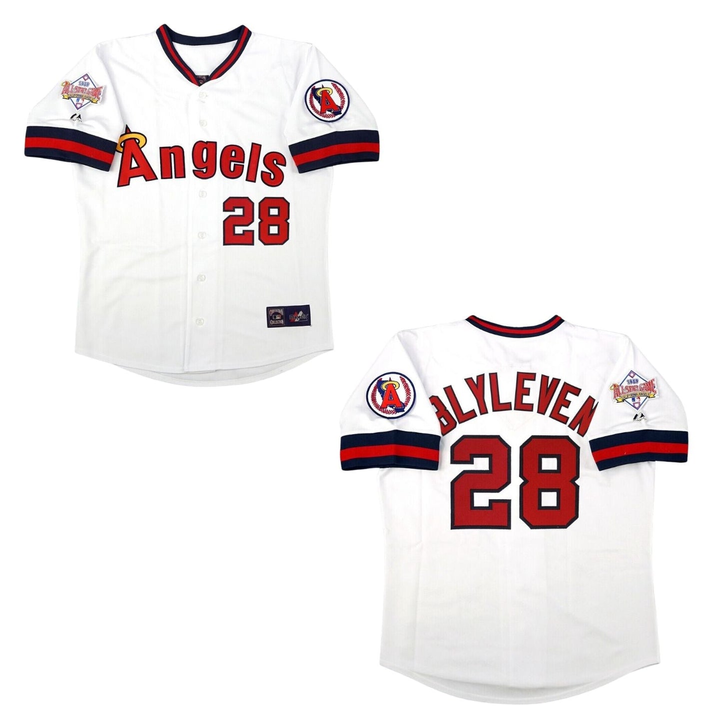 MLB Bert Blyleven California Angels 28 Jersey