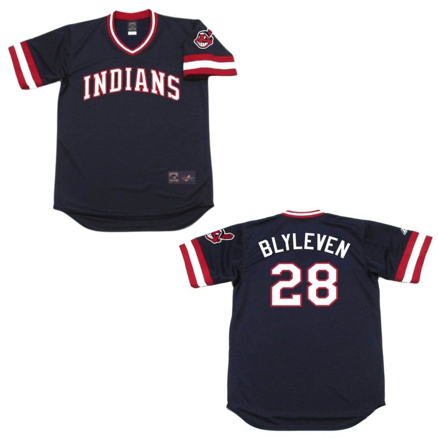 MLB Bert Blyleven Cleveland Indians 28 Jersey