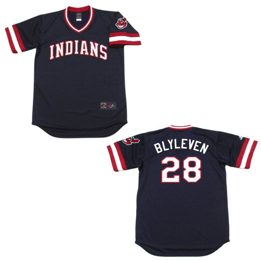 MLB Bert Blyleven Cleveland Indians 28 Jersey