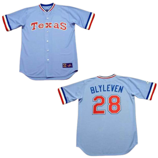 MLB Bert Blyleven Texas Rangers 28 Jersey