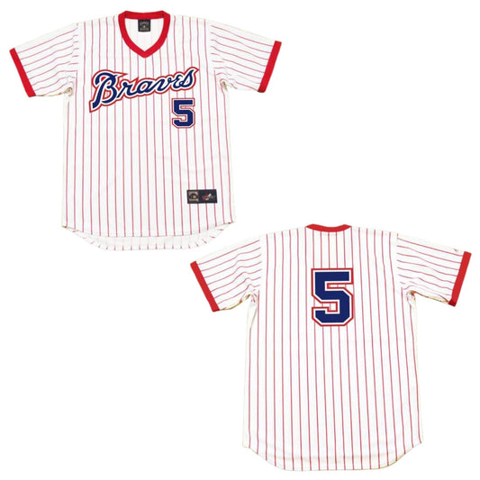 MLB Bob Horner Atlanta Braves 5 Jersey