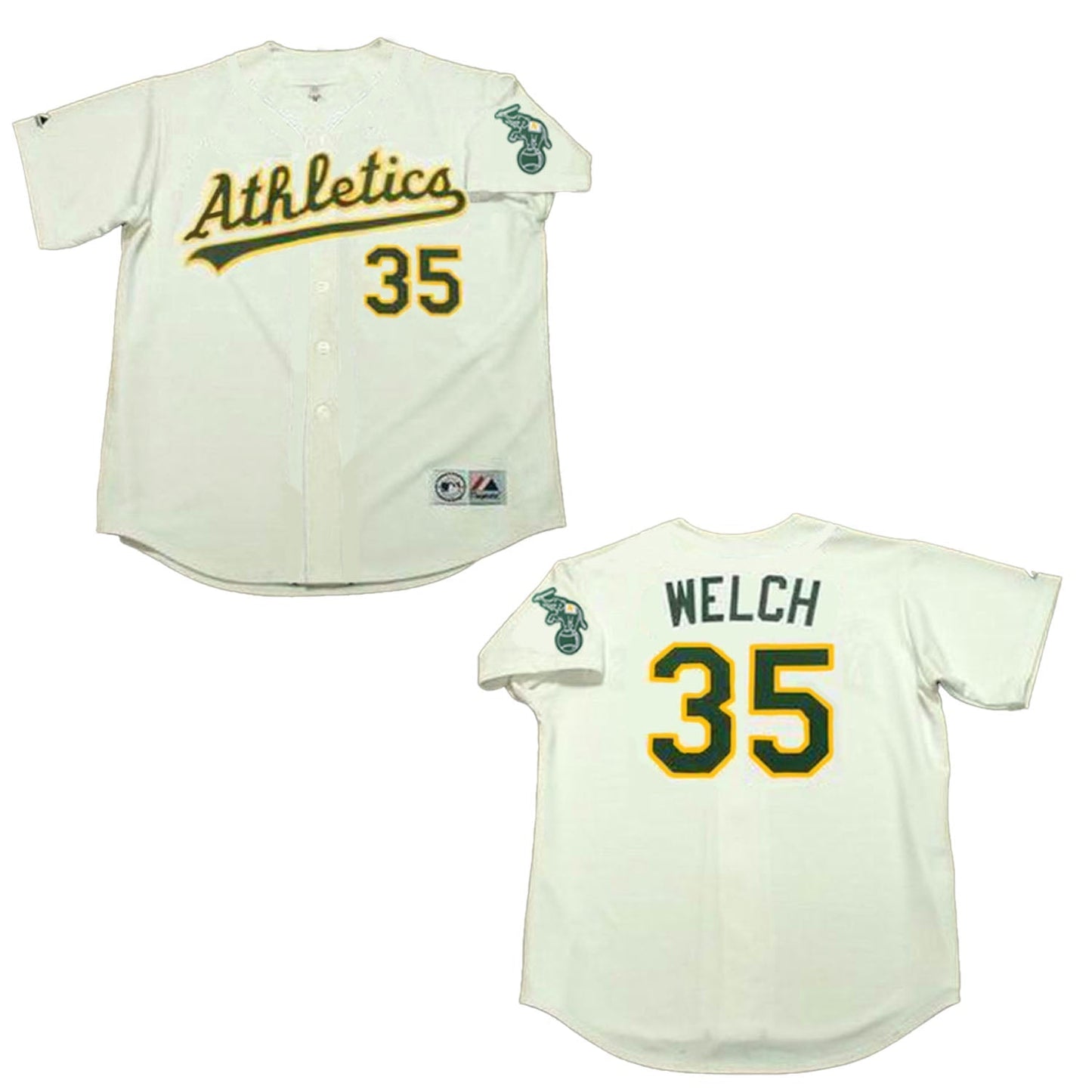 MLB Bob Welch Oakland Athletics 35 Jersey