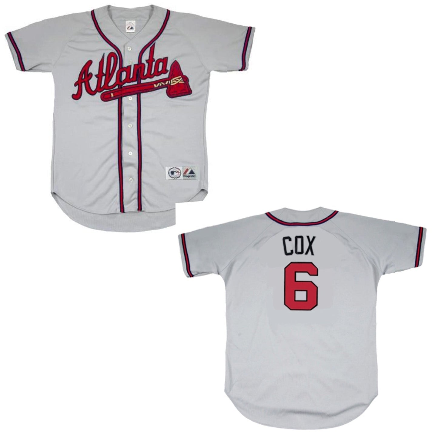 MLB Bobby Cox Atlanta Braves 6 Jersey