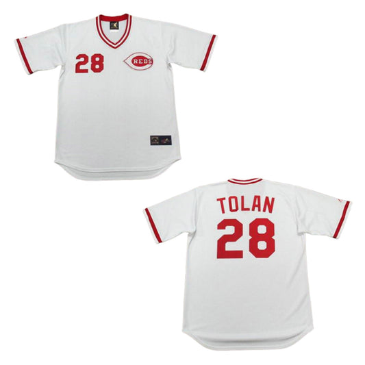 MLB Bobby Tolan Cincinnati Reds 28 Jersey