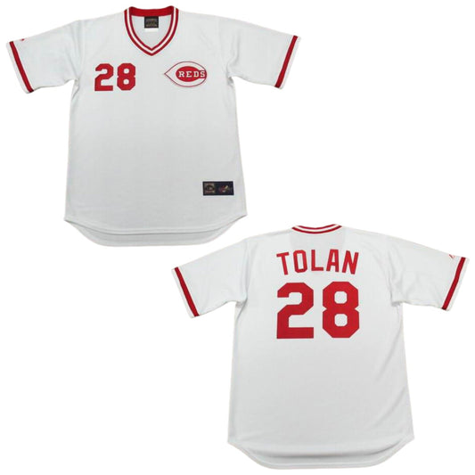 MLB Bobby Tolan Cincinnati Reds 28 Jersey