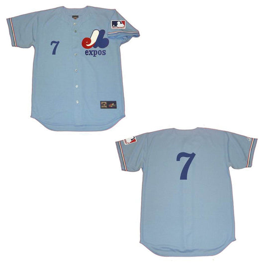 MLB Bobby Wine Montreal Expos 7 Jersey