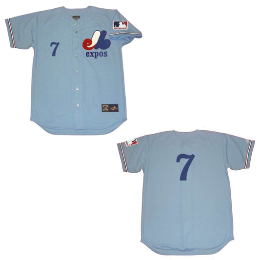 MLB Bobby Wine Montreal Expos 7 Jersey