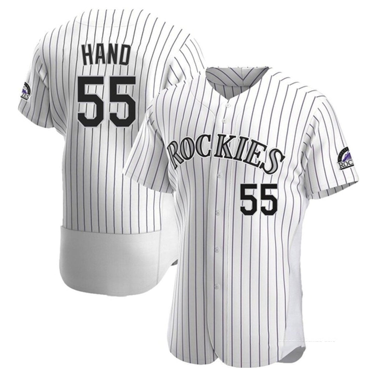 MLB Brad Hand Colorado Rockies 55 Jersey