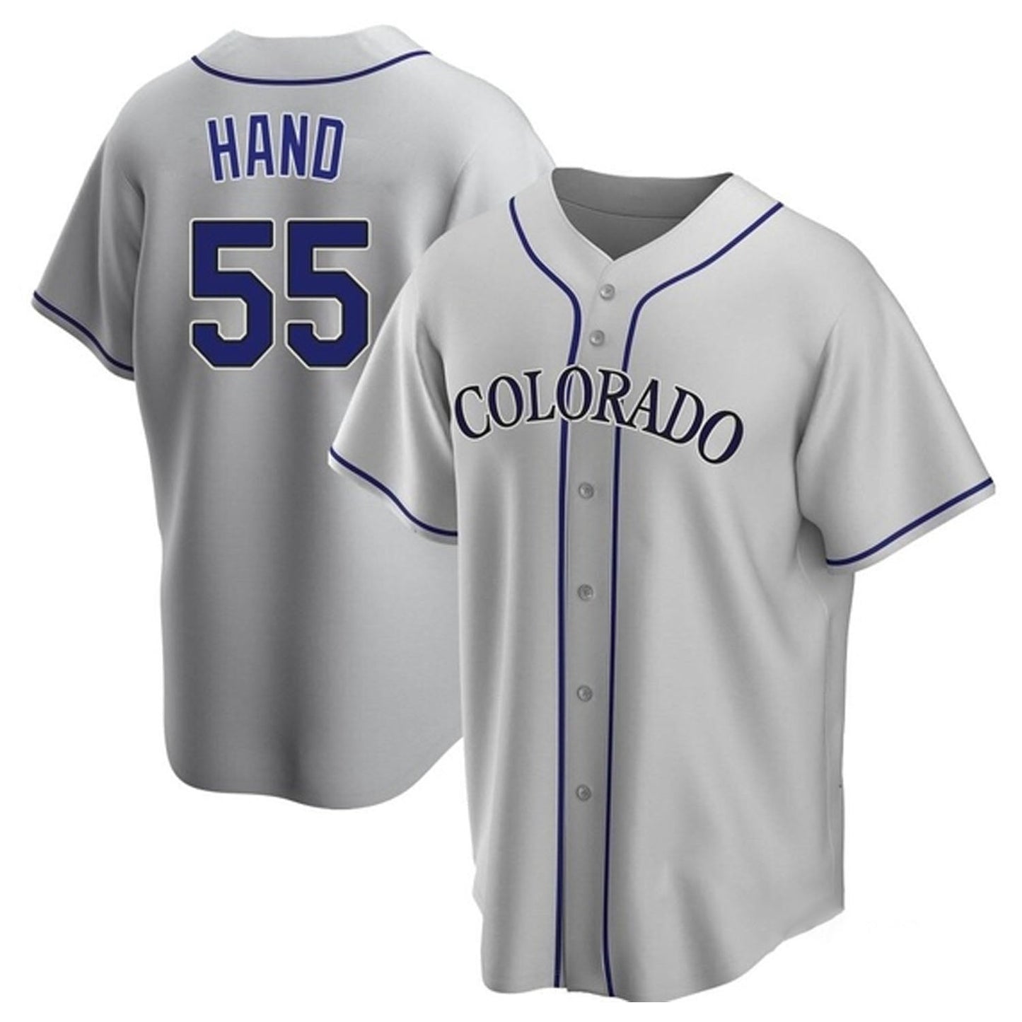 MLB Brad Hand Colorado Rockies 55 Jersey