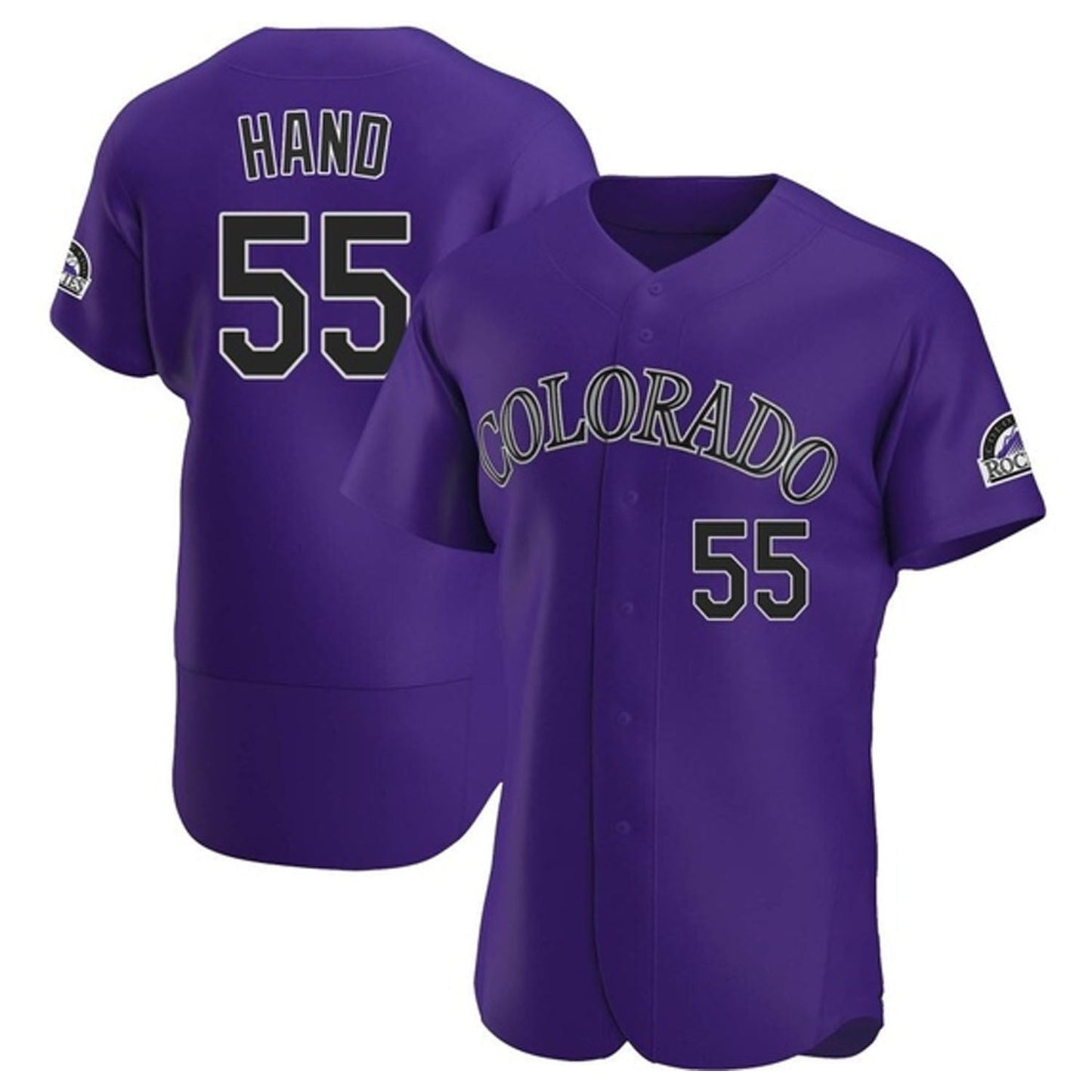 MLB Brad Hand Colorado Rockies 55 Jersey