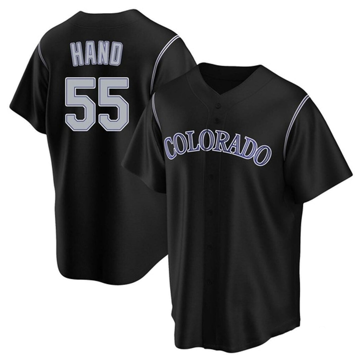 MLB Brad Hand Colorado Rockies 55 Jersey