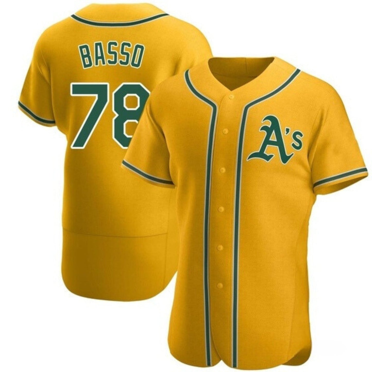Brady Basso Oakland Atheltics 78 Jersey