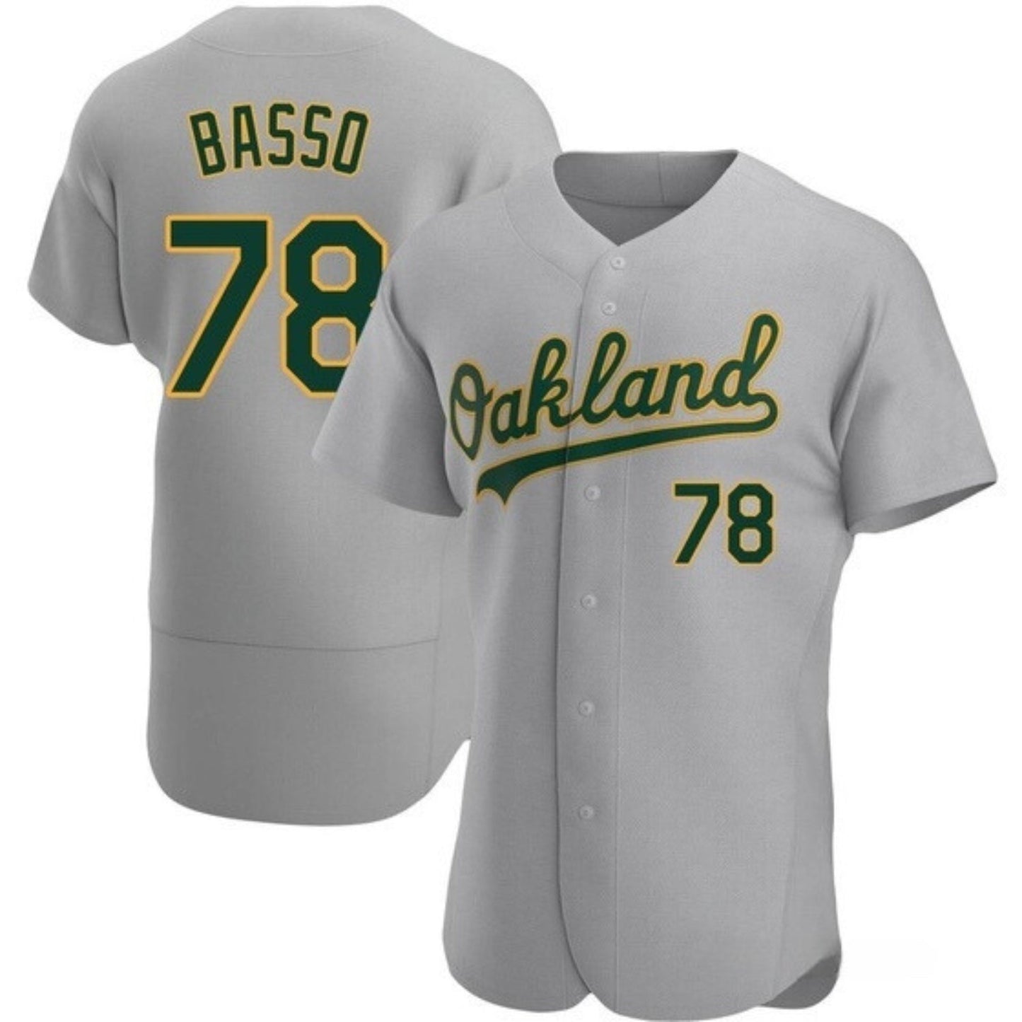 MLB Brady Basso Oakland Atheltics 78 Jersey