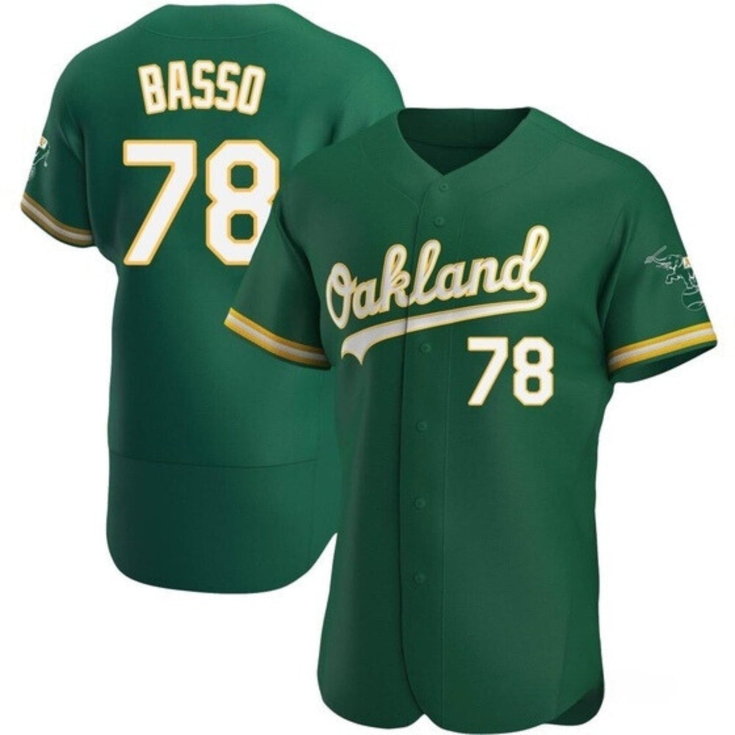 Brady Basso Oakland Atheltics 78 Jersey
