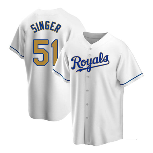 MLB Brady Singer Kansas City Royals 51 Jersey