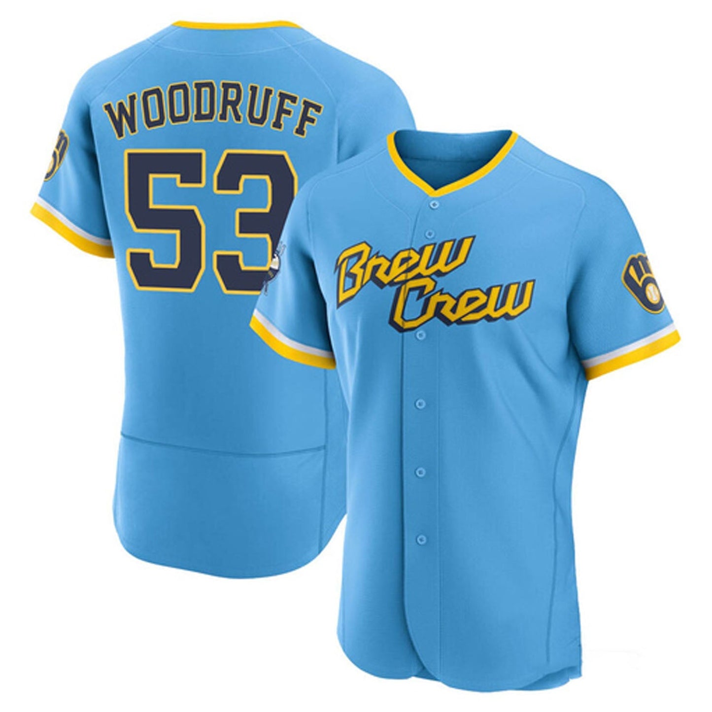 MLB Brandon Woodruff Milwaukee Brewers 53 Jersey