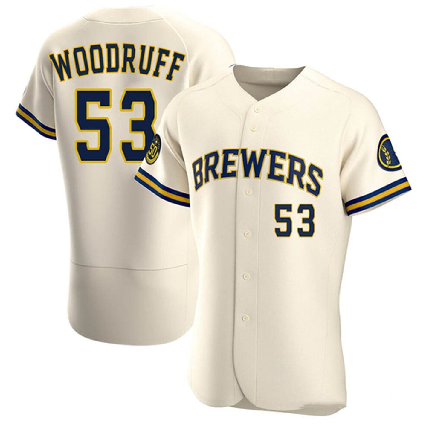 MLB Brandon Woodruff Milwaukee Brewers 53 Jersey